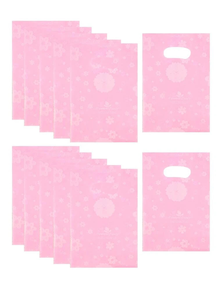 Pretty Pink 9x12in aprox merch bags