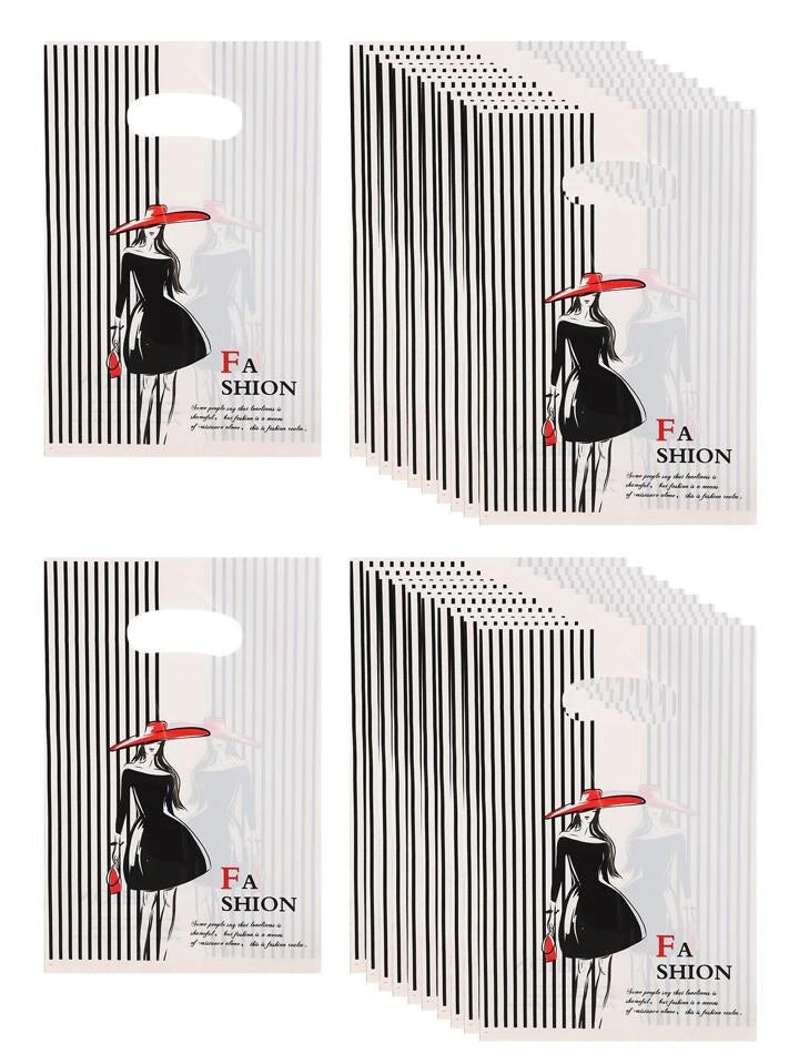 Fashionista 9x12in aprox merch bags