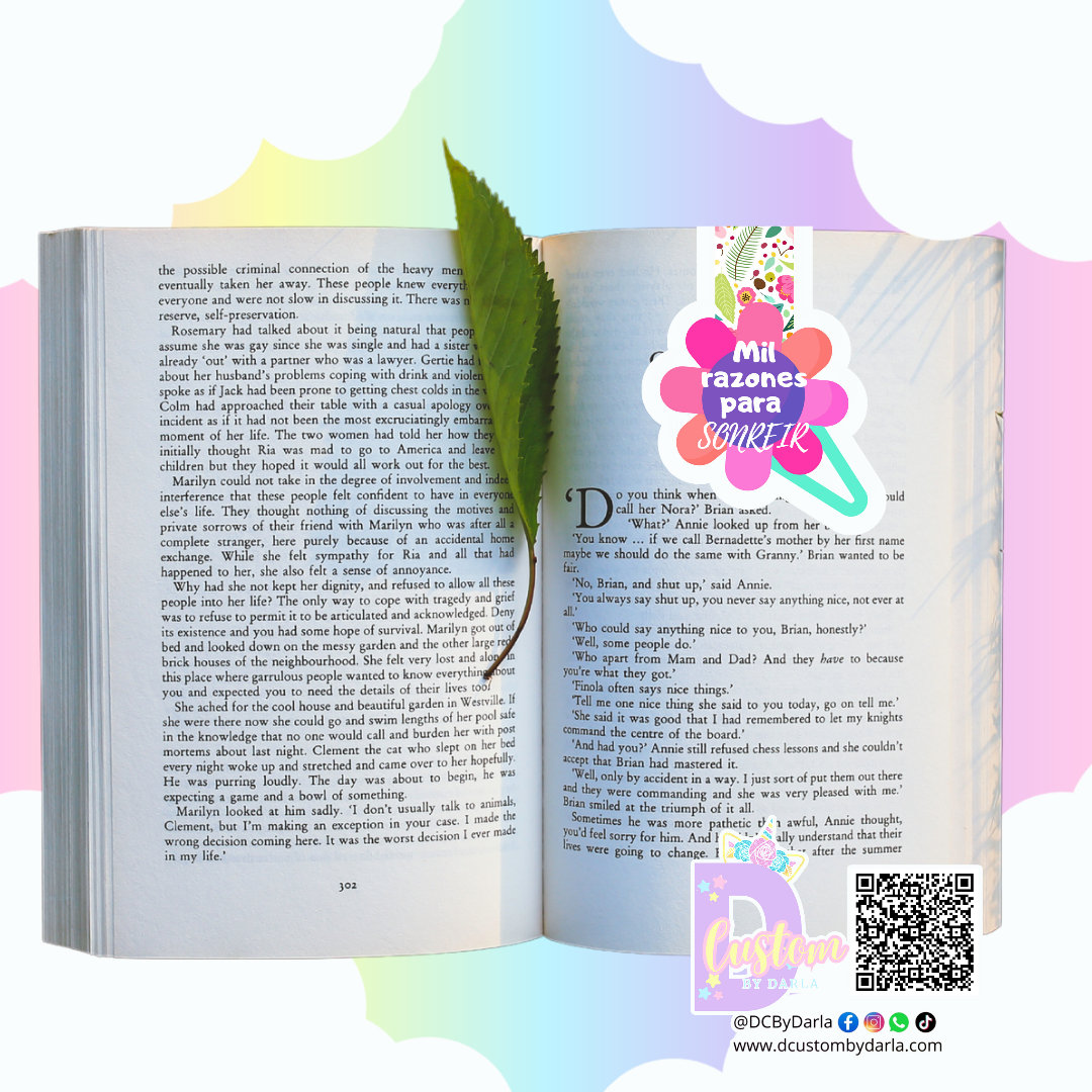 Mil razones para sonreír - Bookmark magnet - Deslumbra Collection