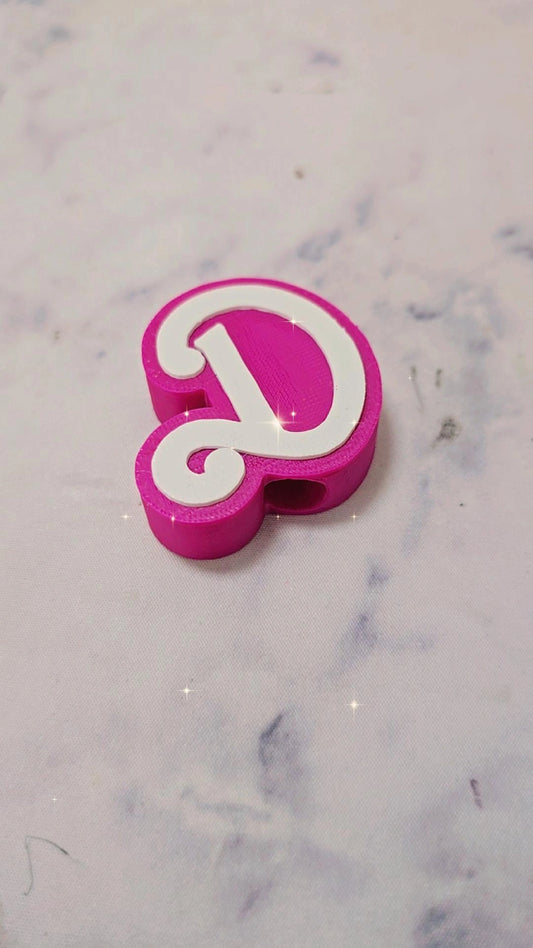 B@rbie style letter straw topper (1pcs)