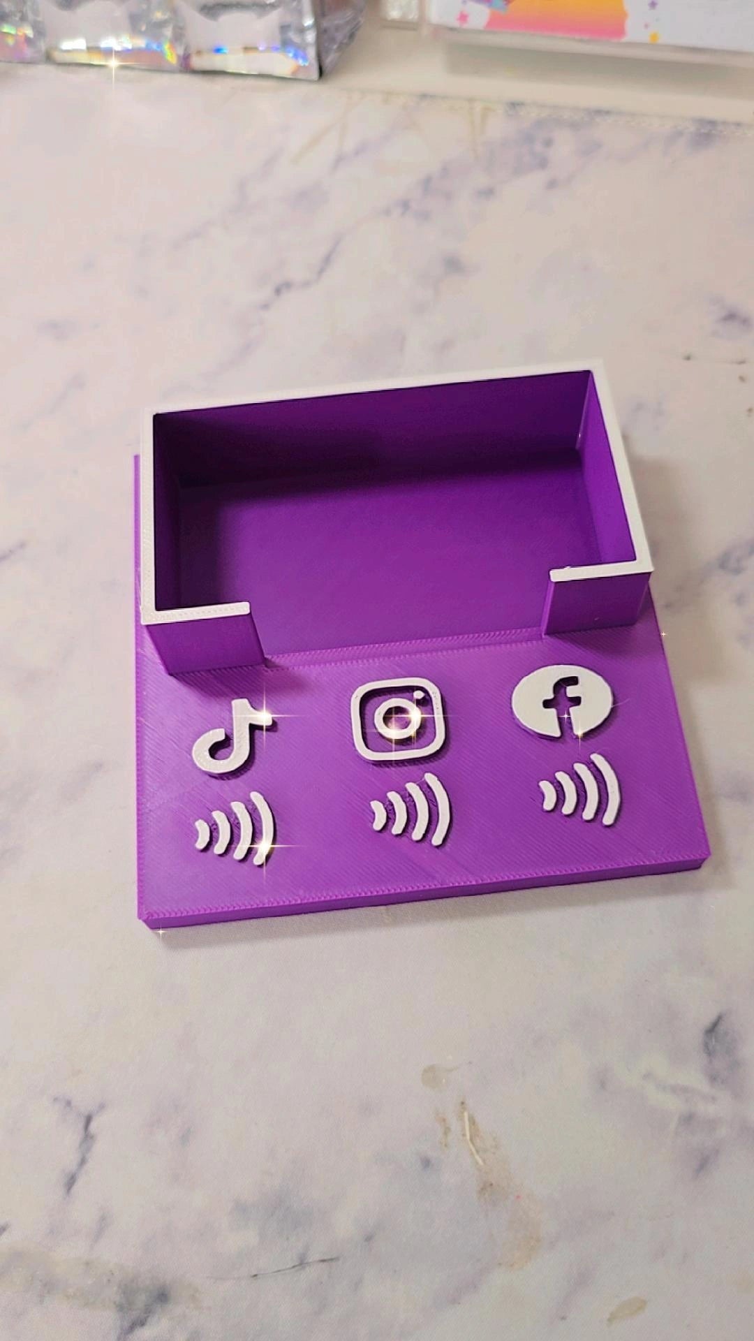 NFC 3 Social Media Business Card Display