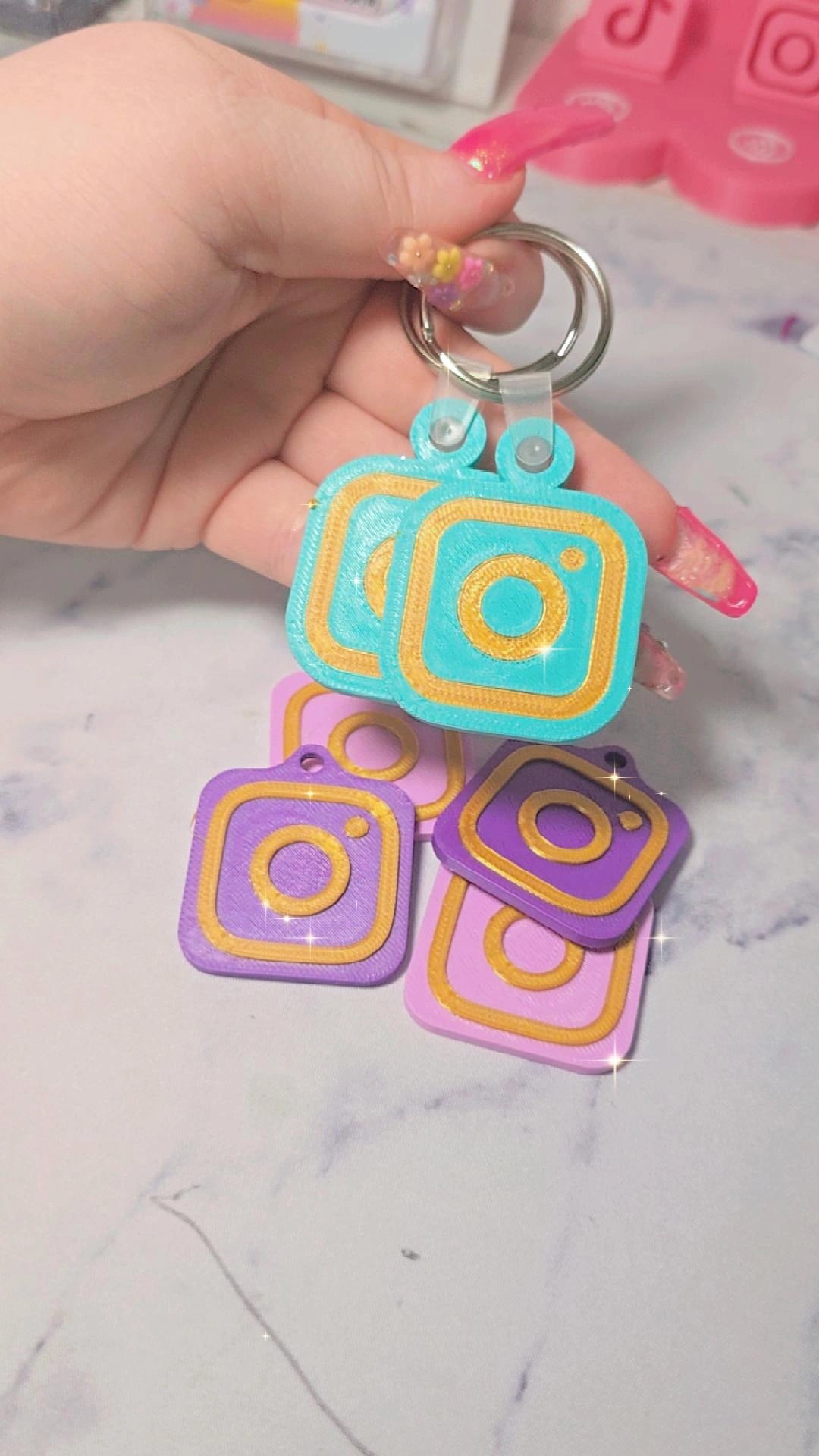 NFC Instagram keychain (1pcs)