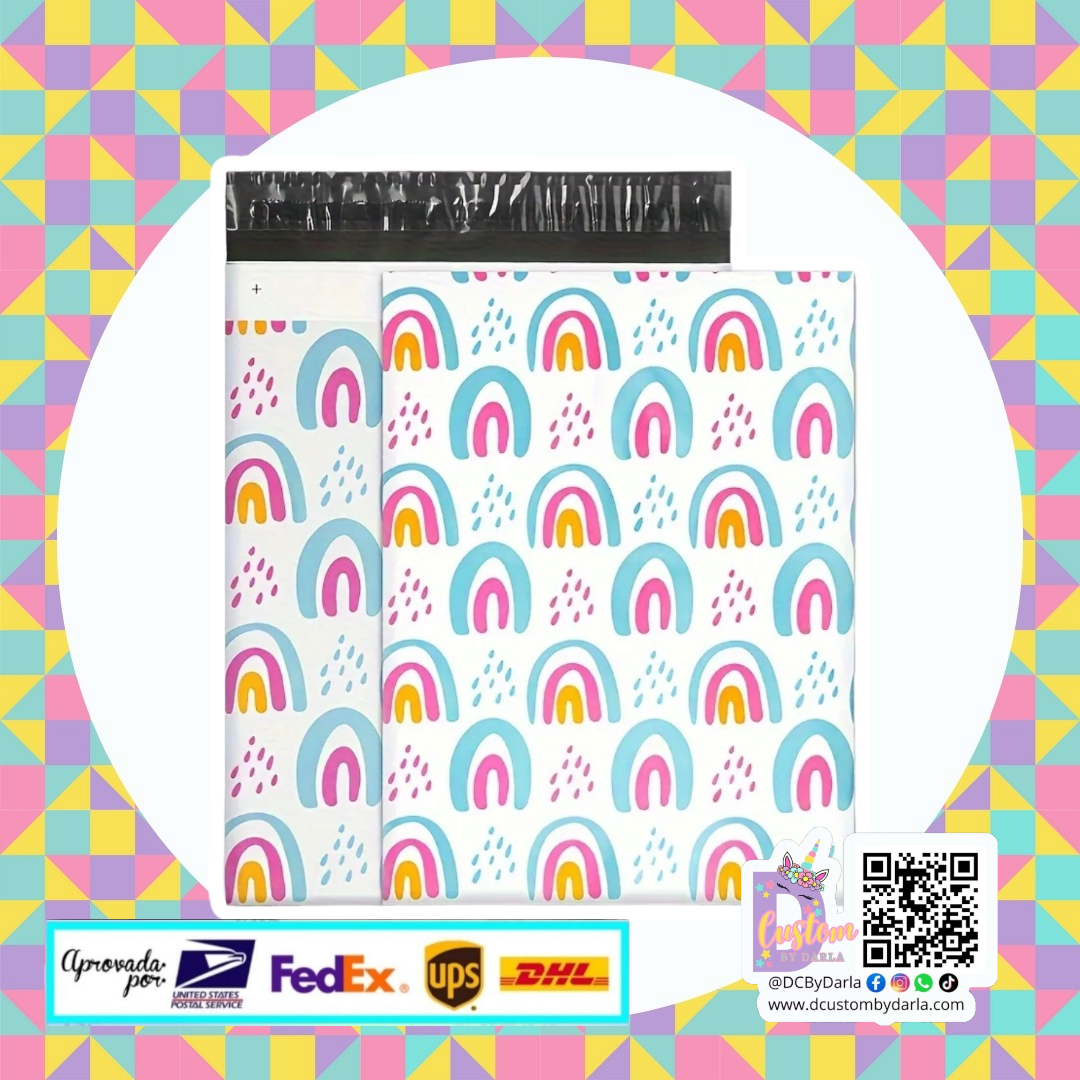 Boho rainbow 10x13in