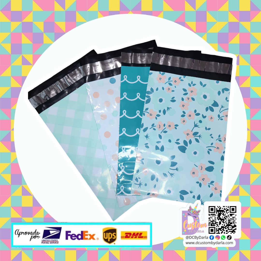 Aqua/Coral Paradise Mix 6x9in