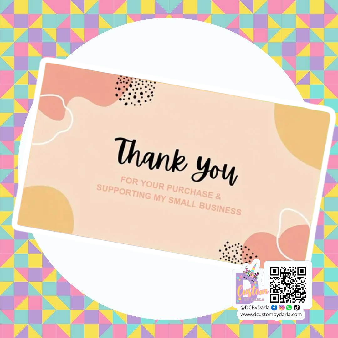 Lillibeth thank you card