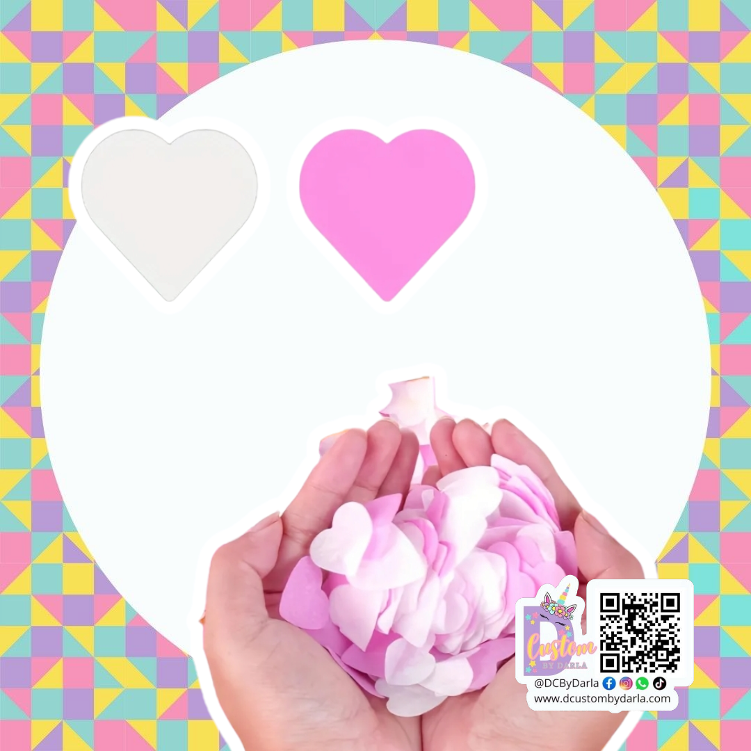 Confetti corazones