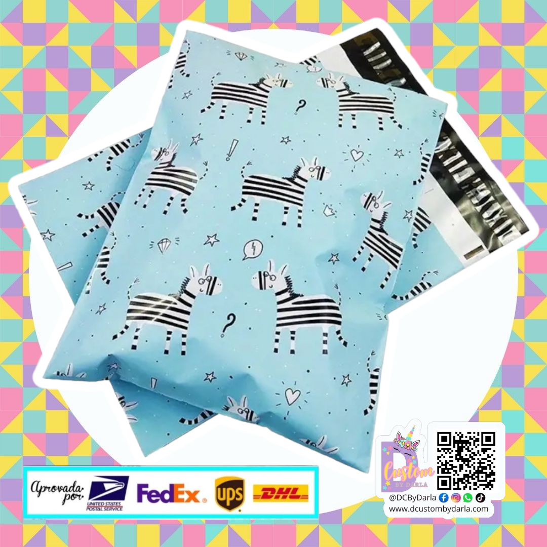 Blue zebra 10x13in