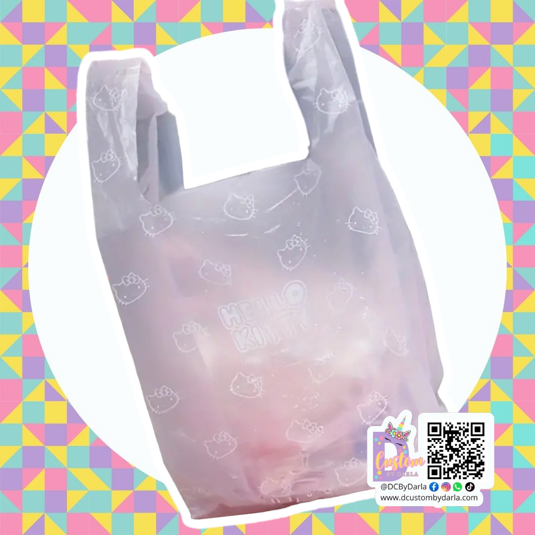 San%io hkitty handle merch bag 8x16im apxox
