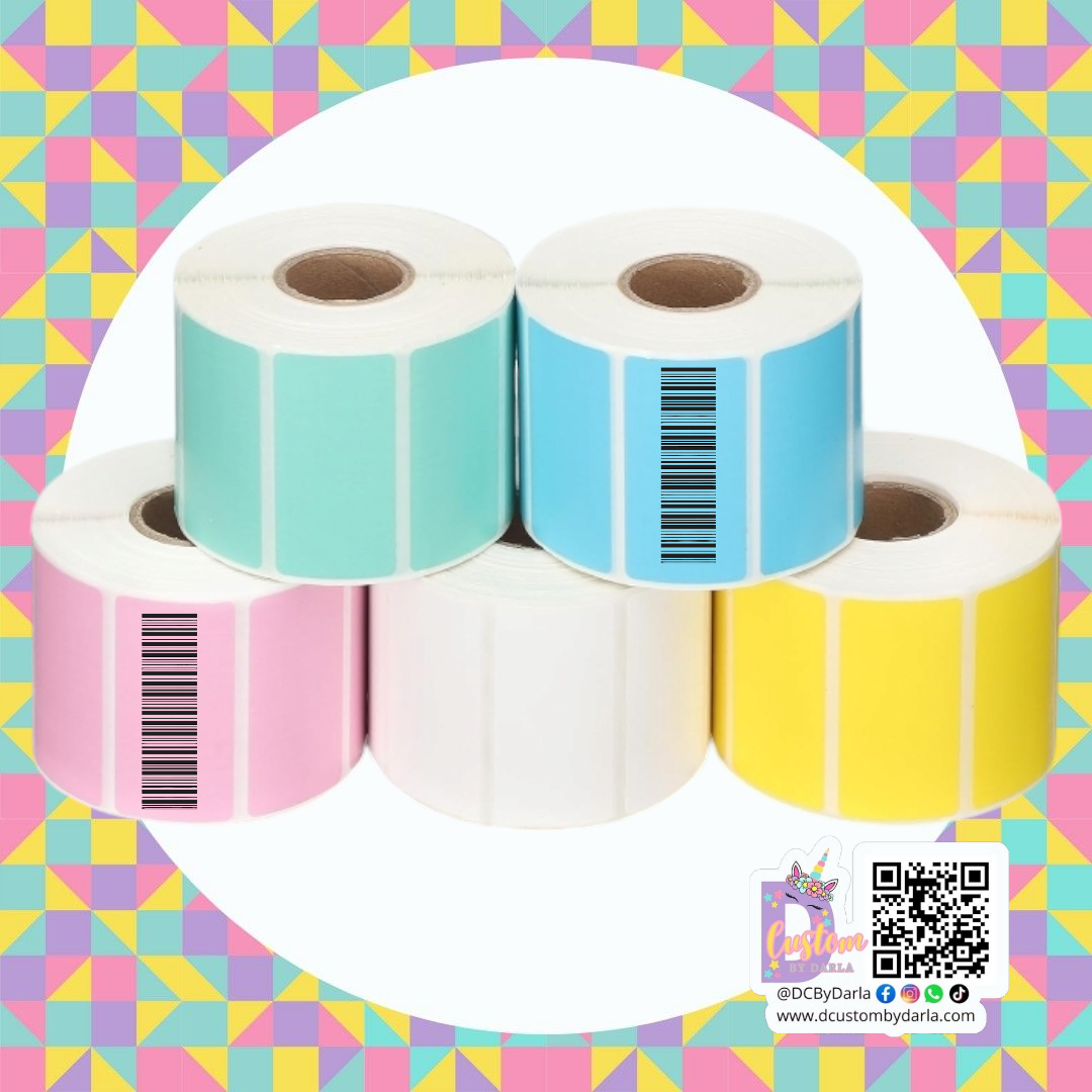 Custom Waterproof Stickers (Varios colores a escoger, solo se imprimen en negro/gris)