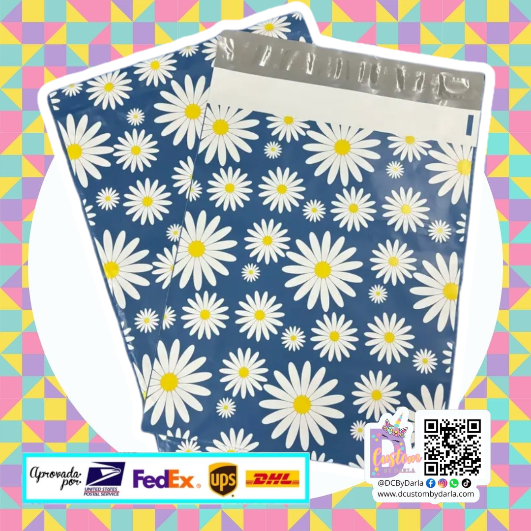 Blue Daisy 10x13in