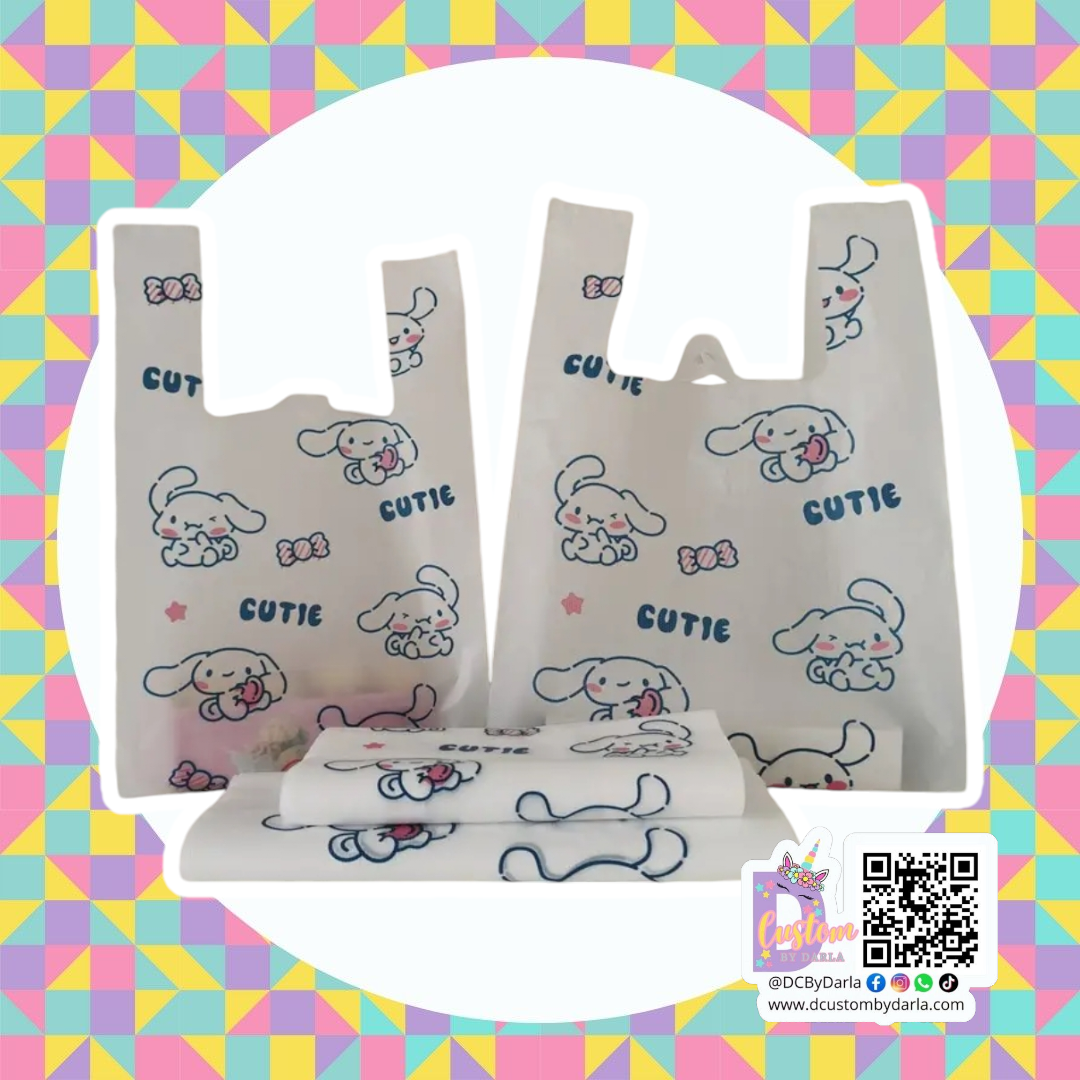 San%io cinab handle merch bag 7x10.2in apxox