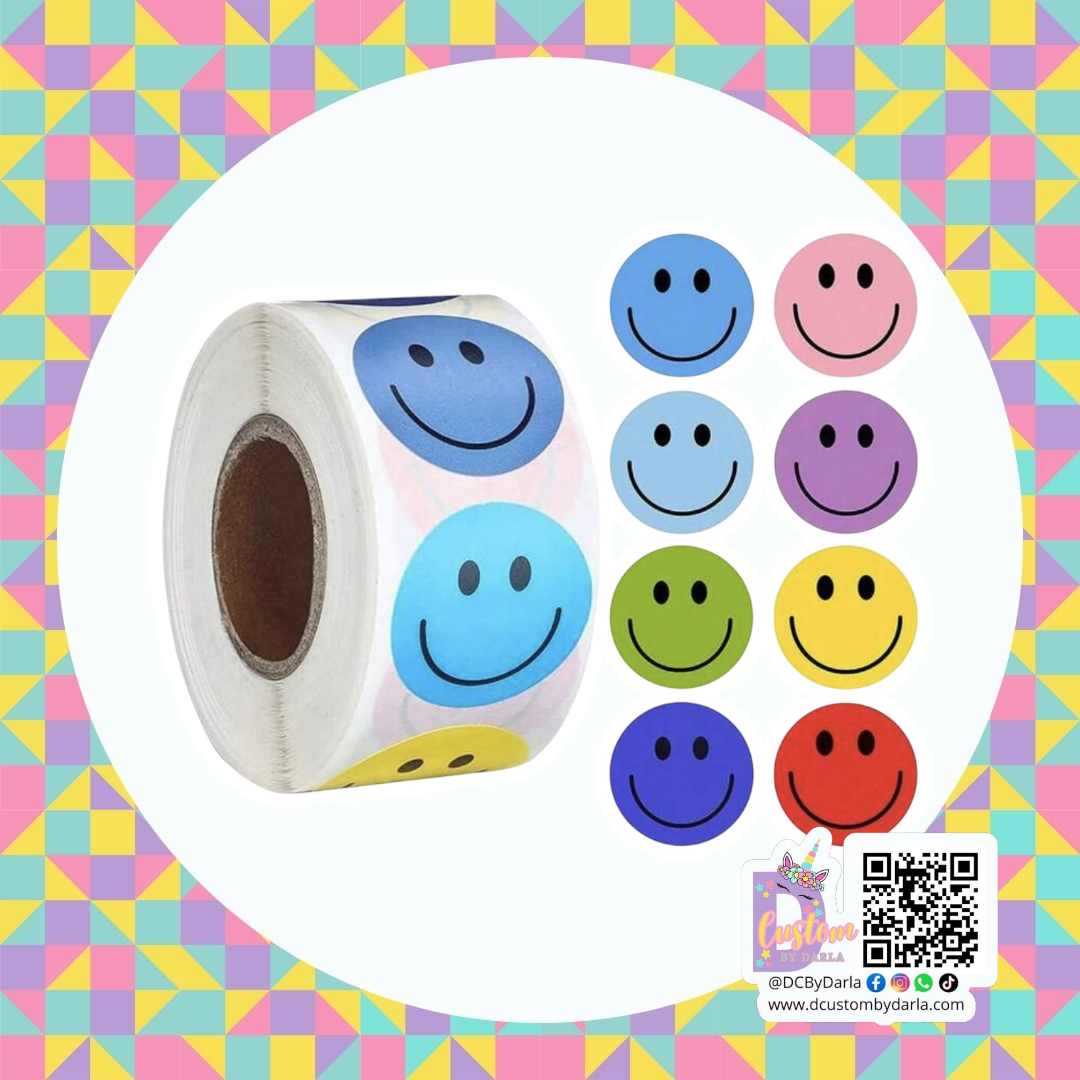 Happy face 1in