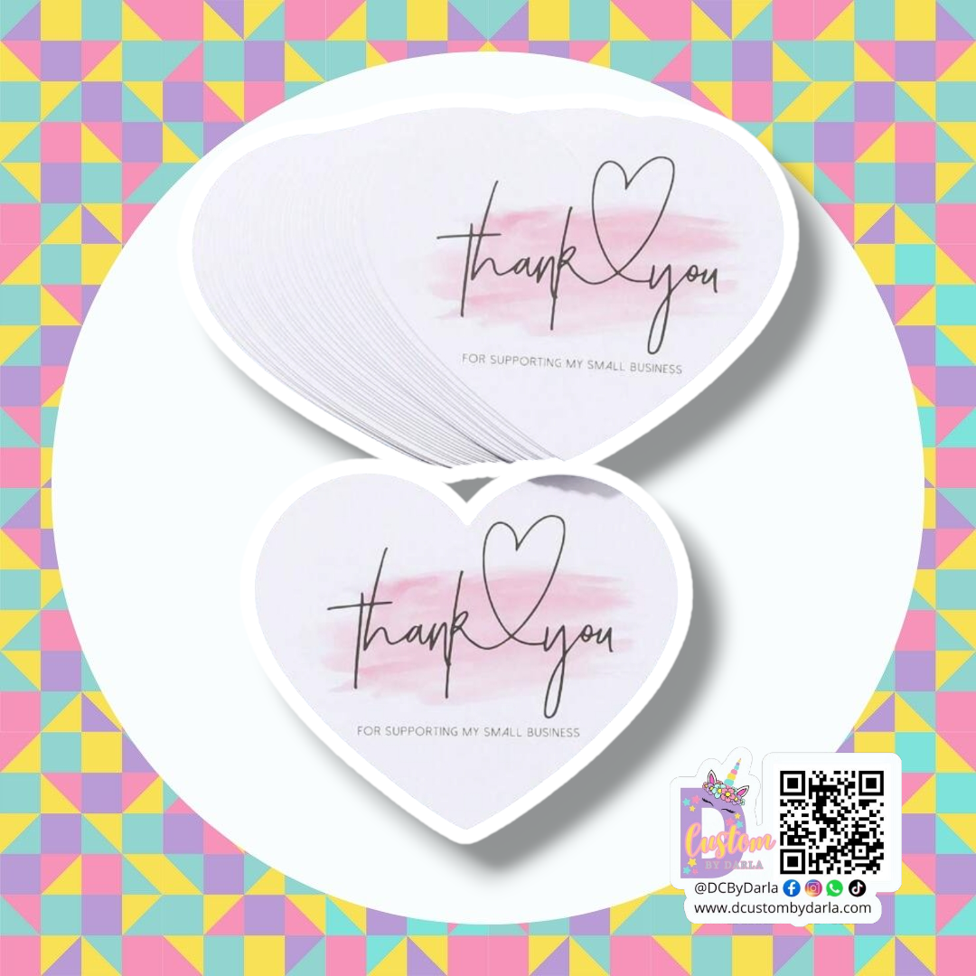 Je'taime thank you card