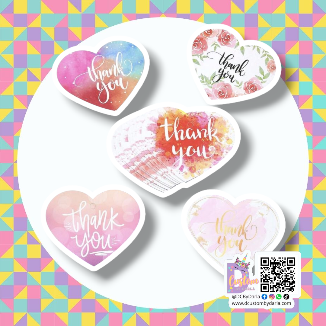 Lindo corazón thank you card