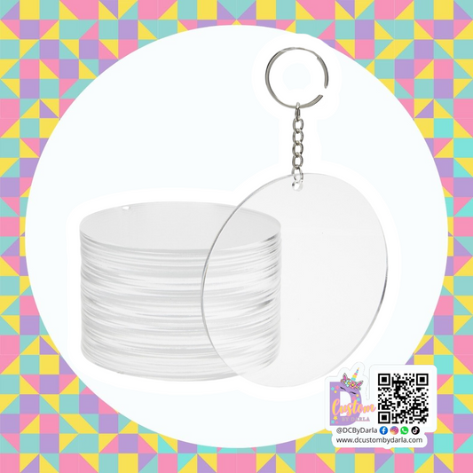 Custom acrilyc keychain logo