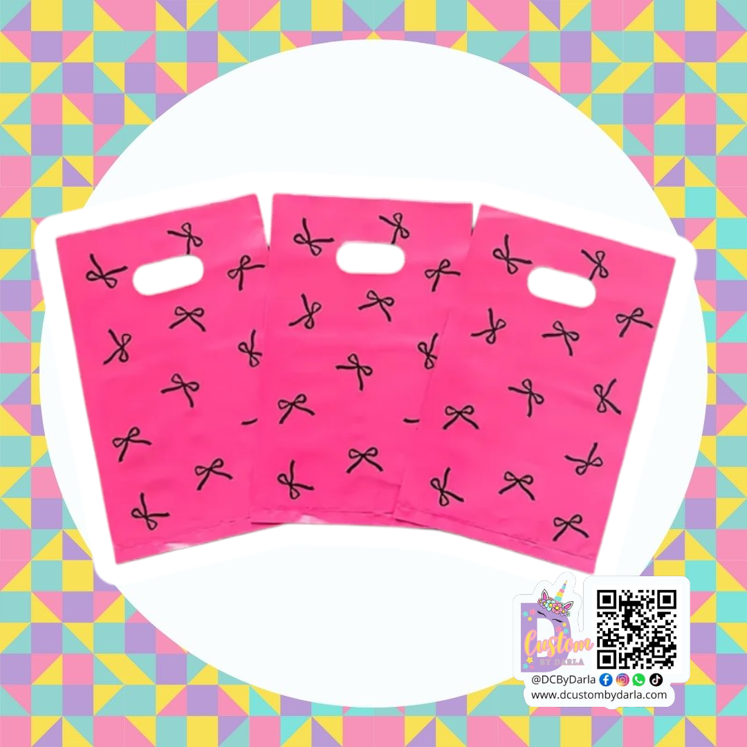 Coquette 6x8in merch bags
