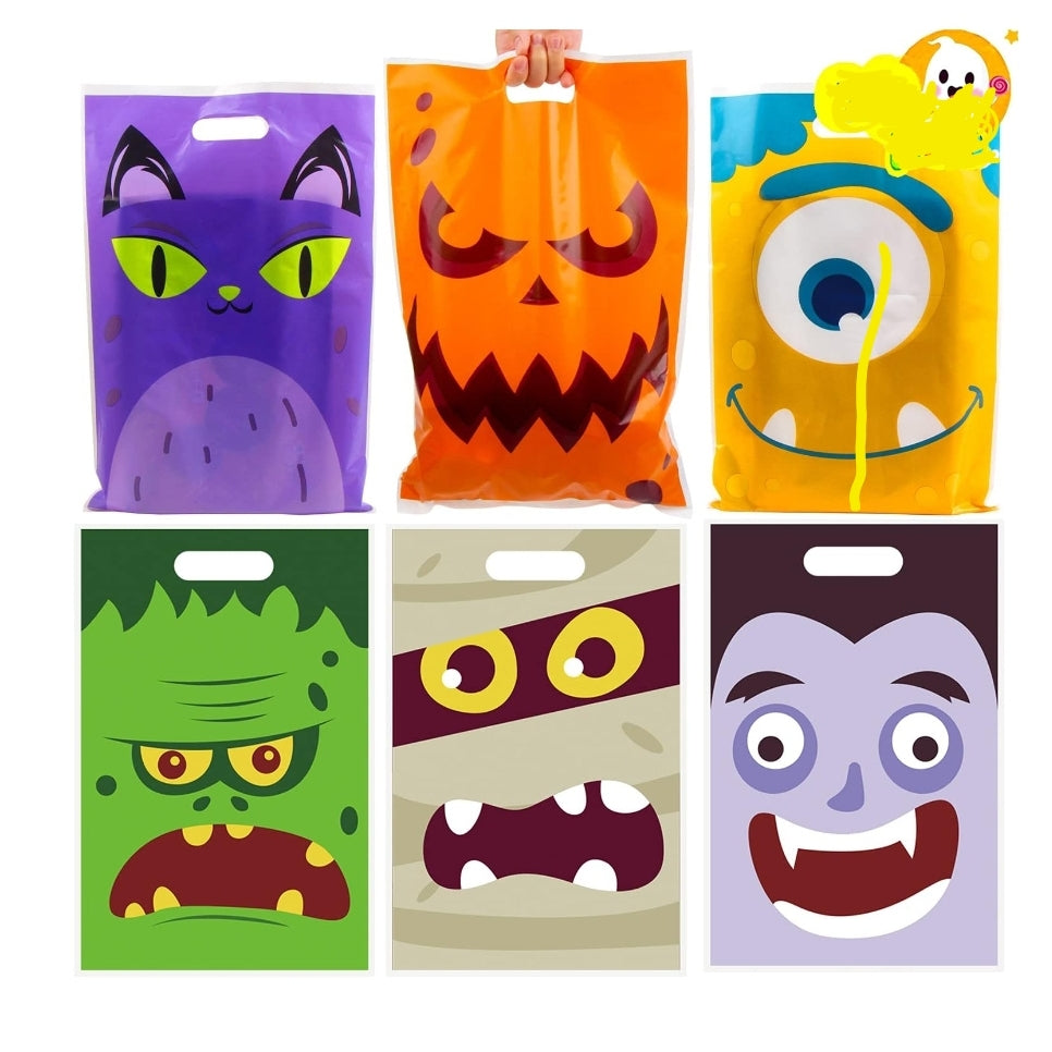 Halloween mix merch bags 11x16in