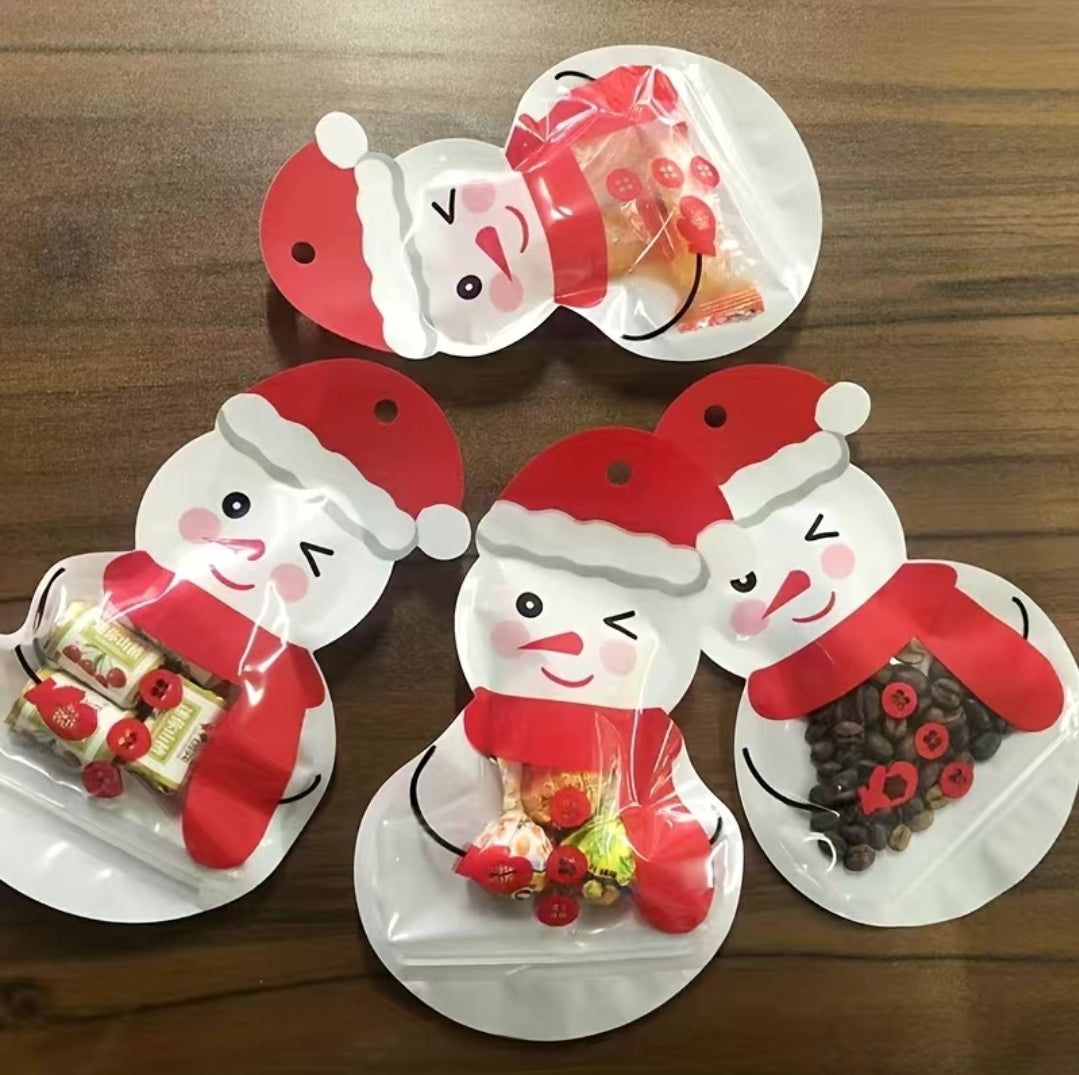 Snow man Ziplock 5x7in