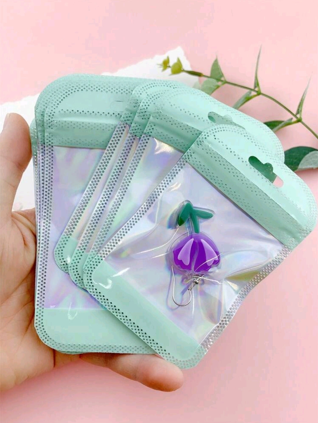 Teal holo 2 size set (10pcs)