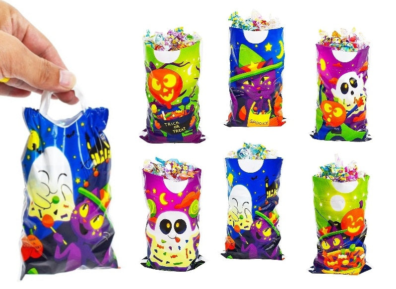 Halloween mix merch bags 4x6in