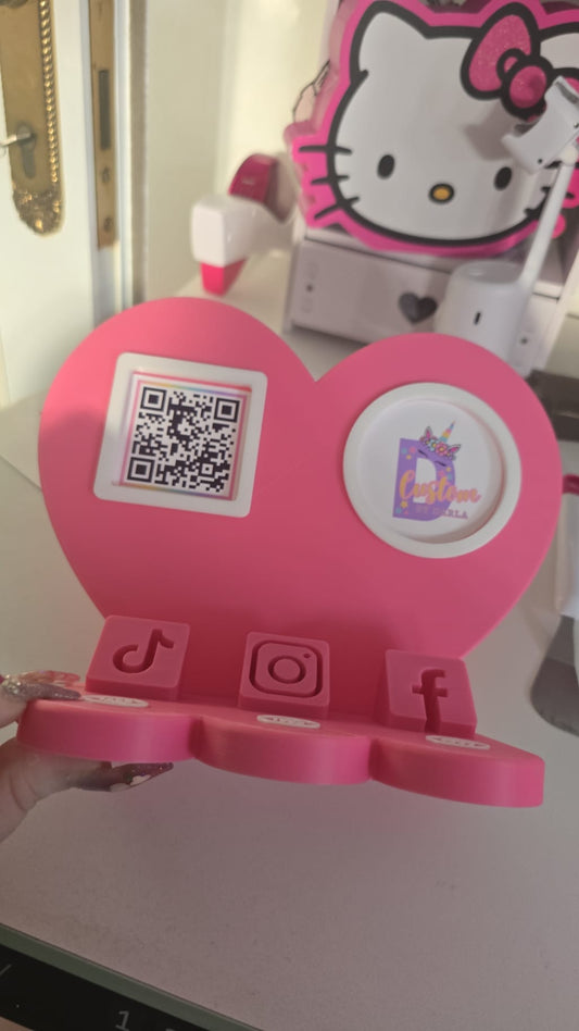 Social Media Display NFC