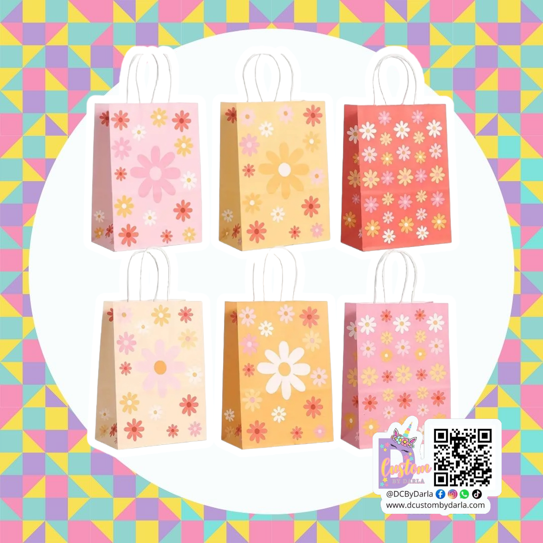Flowerlishus shopping bag 3x8x6in