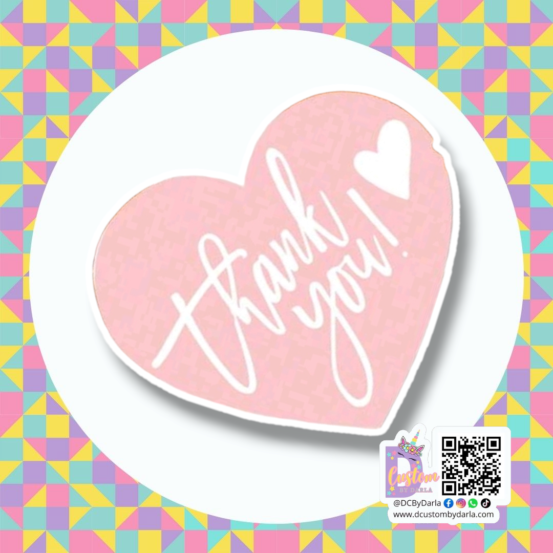 Corazon thank you card