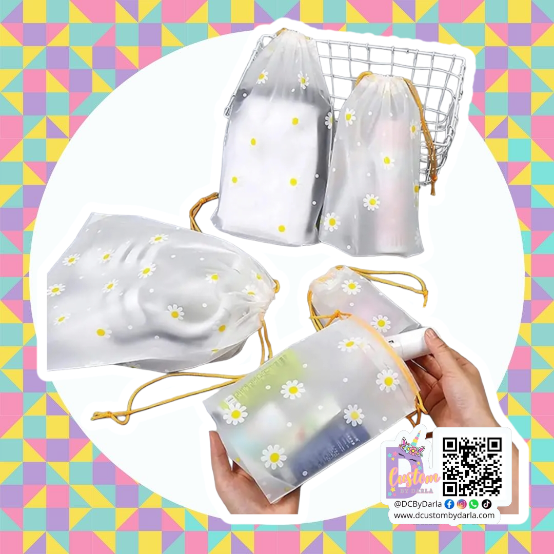 Daisy daisy storage bags 7x9in aprox