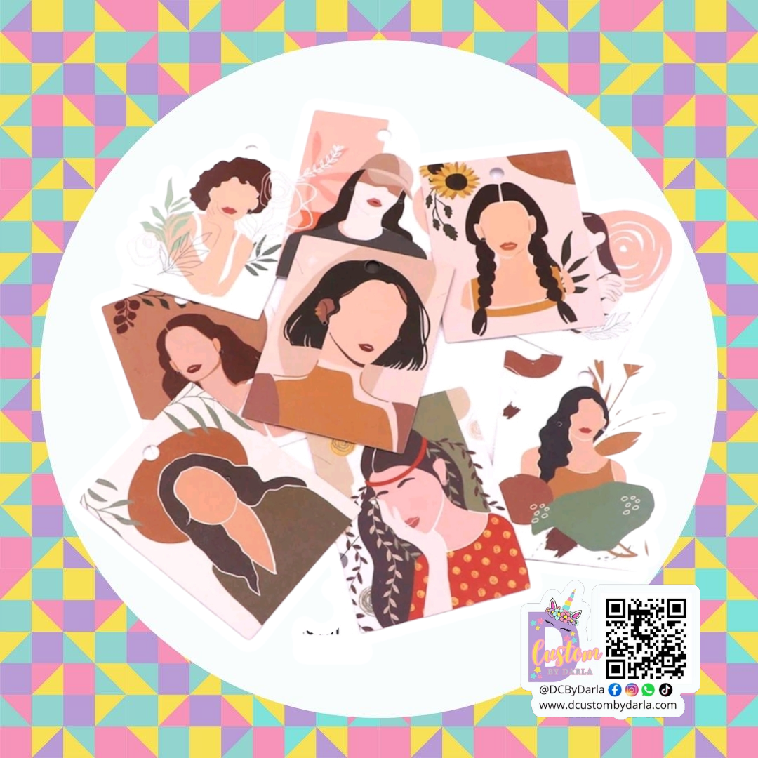 Fashion girl Display para pantallas y collar