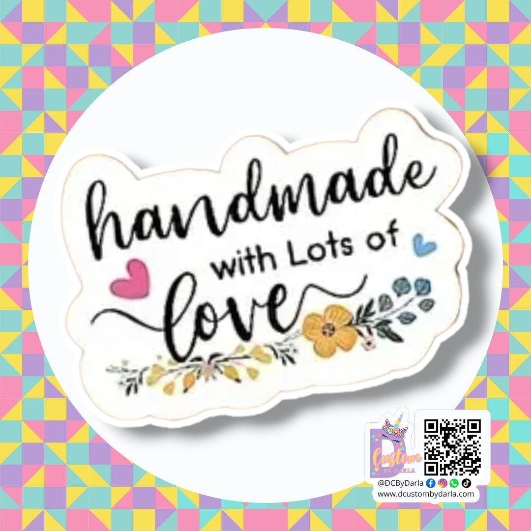 Handmade 1.5in sticker (12pcs)