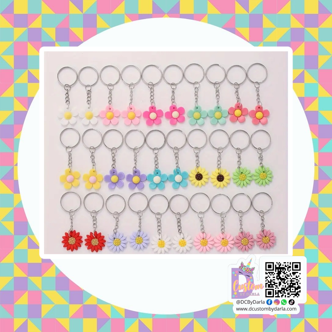 Daisy keychain