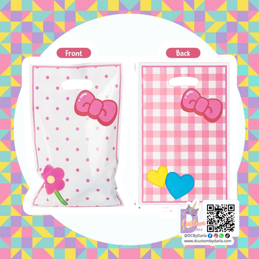 Girly life 6x10in merch bags