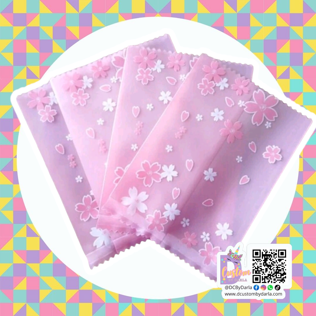 Floral pink 2x3in