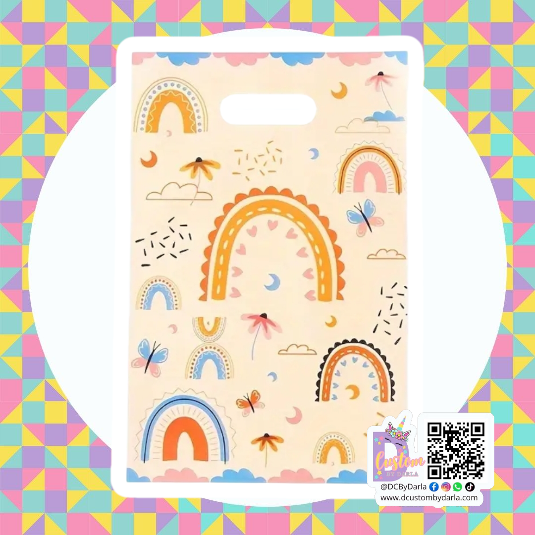 Rainbow life 6x10in merch bags
