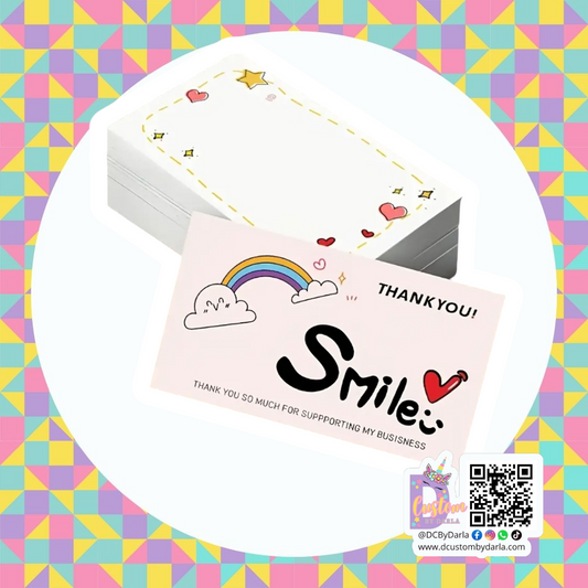 Smile rainbow card