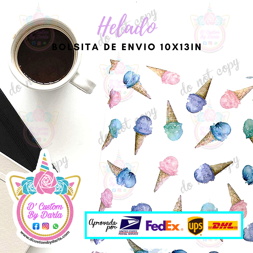 Helado 10x13in