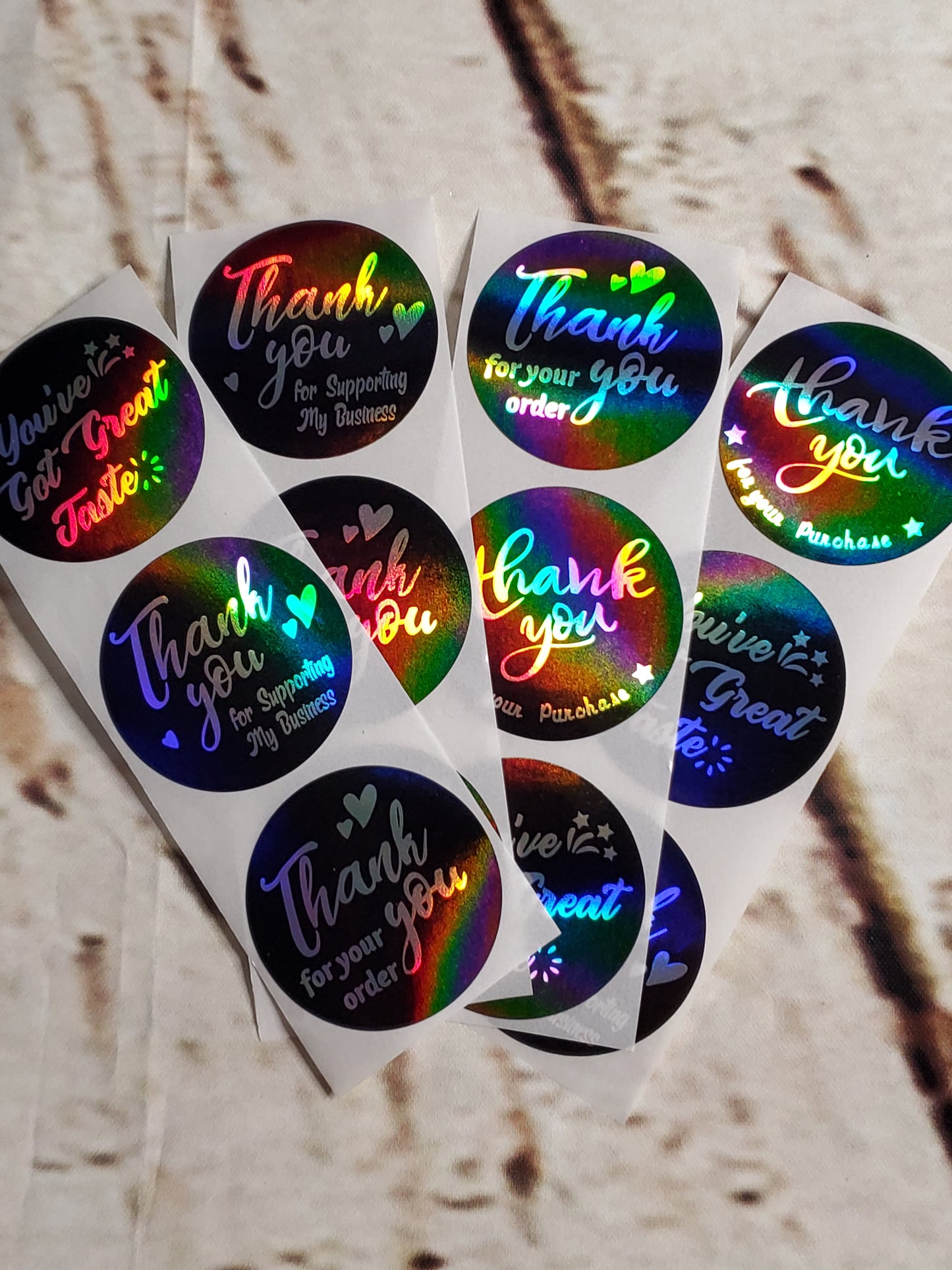 Negro holografico 1.5in