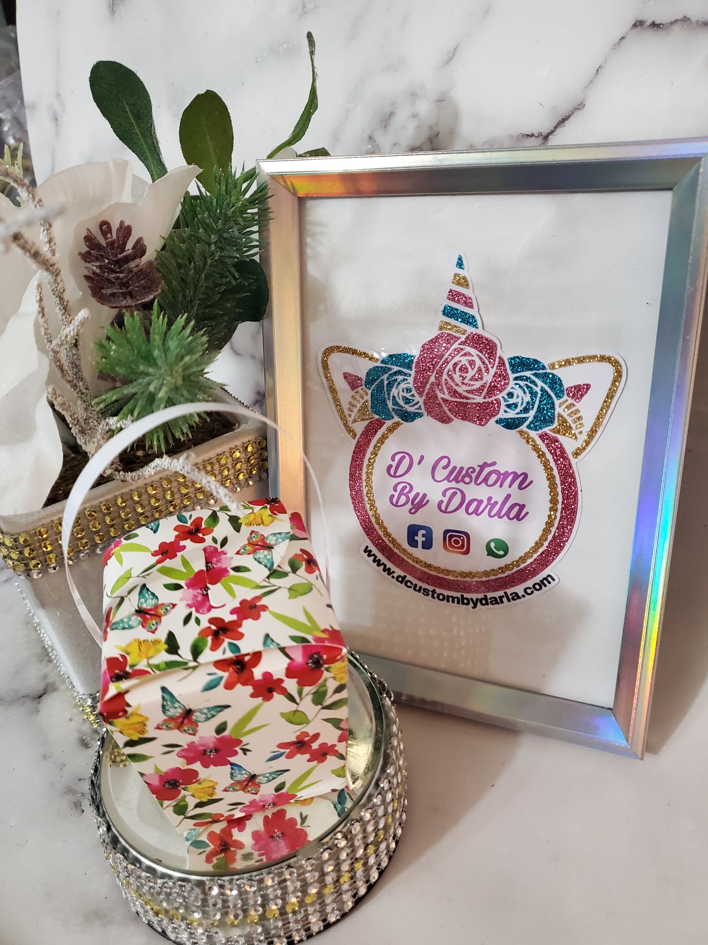 Cajitas mini de flores