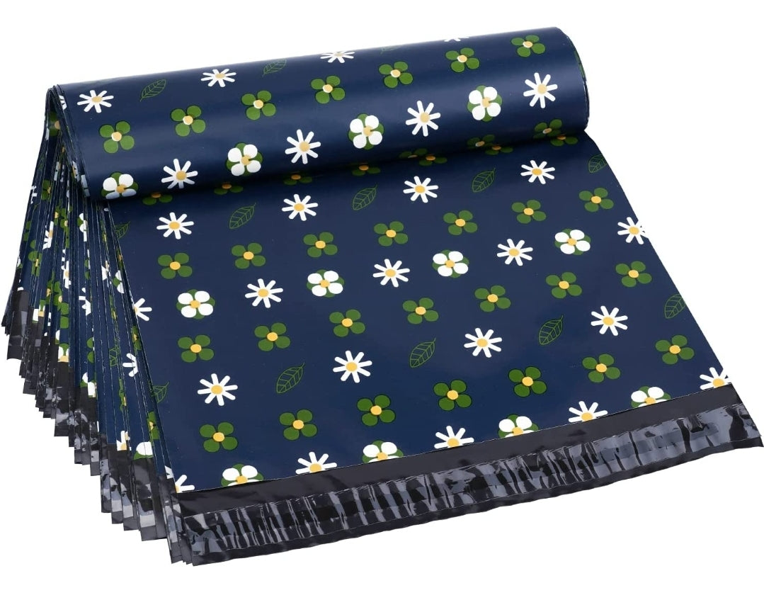 Navy mini flowers 10x13in