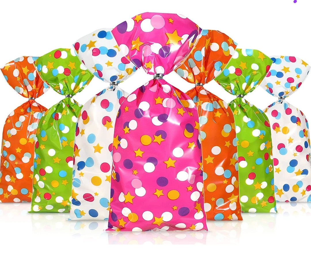 Rainbow dots 11x5in con amarre