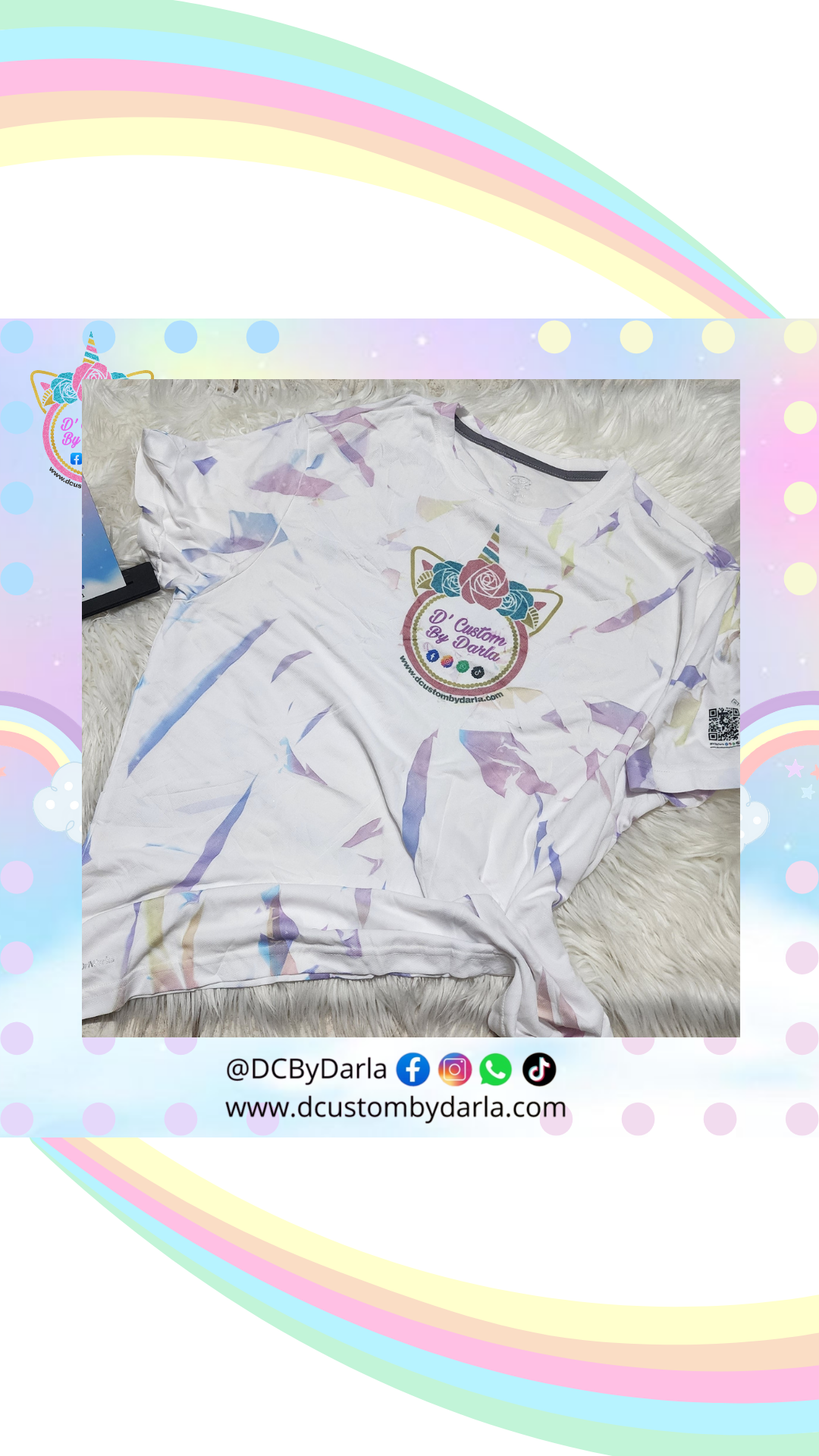 Custom QR + Logo Tshirt