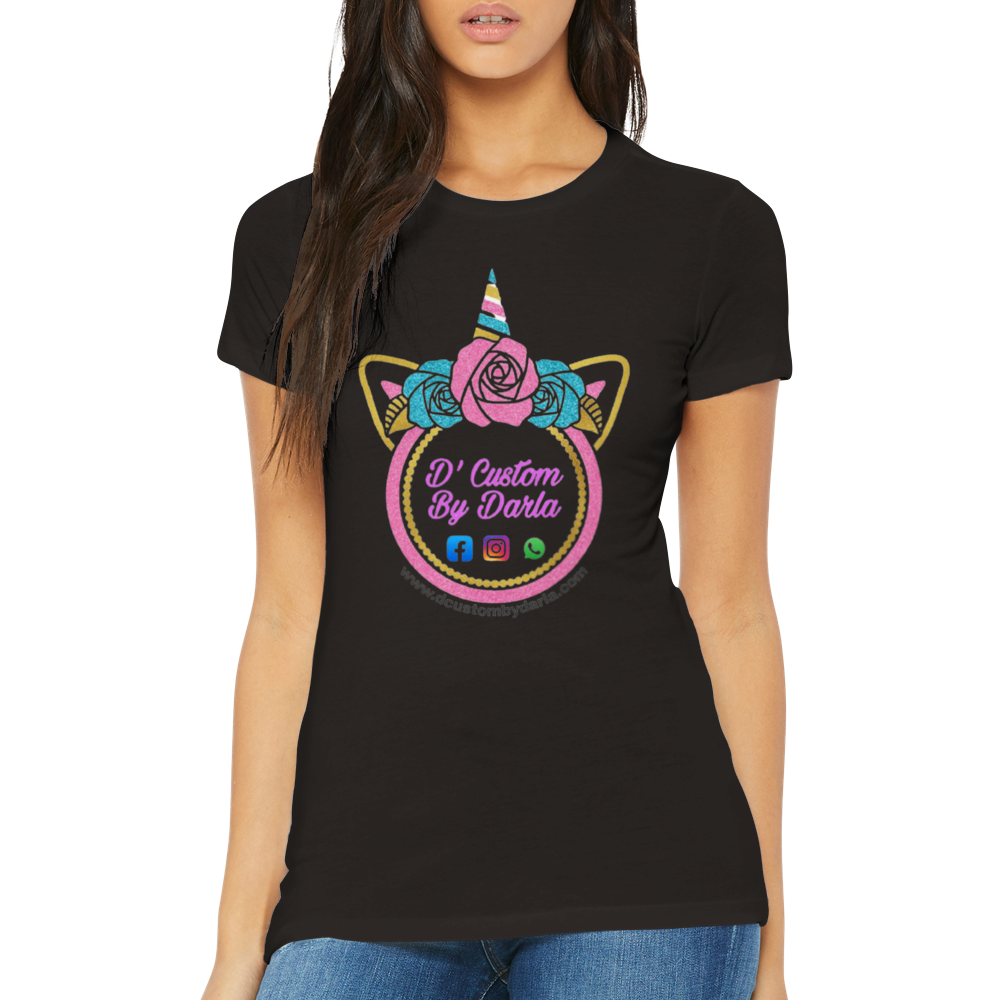 Custom Premium Womens Crewneck T-shirt
