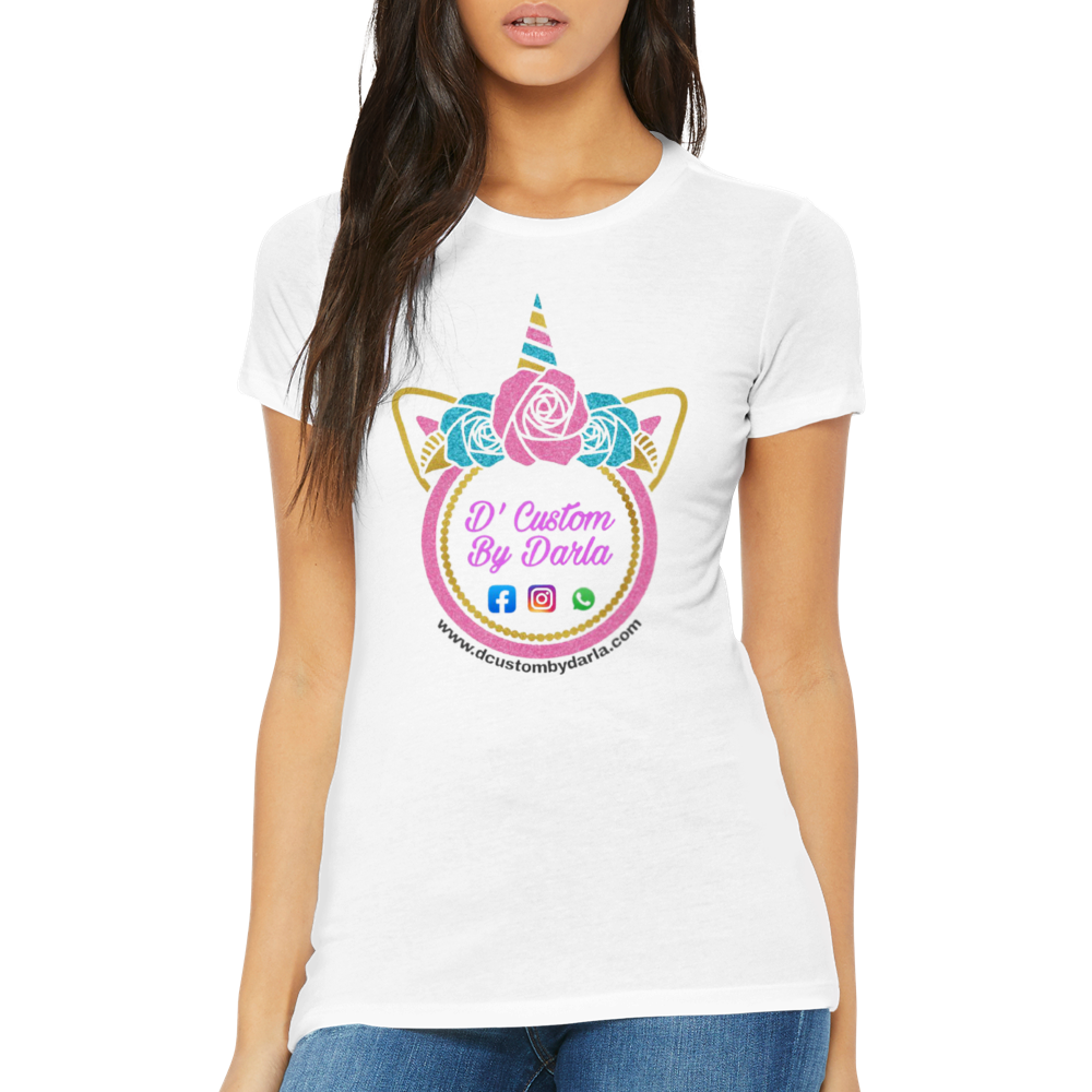 Custom Premium Womens Crewneck T-shirt