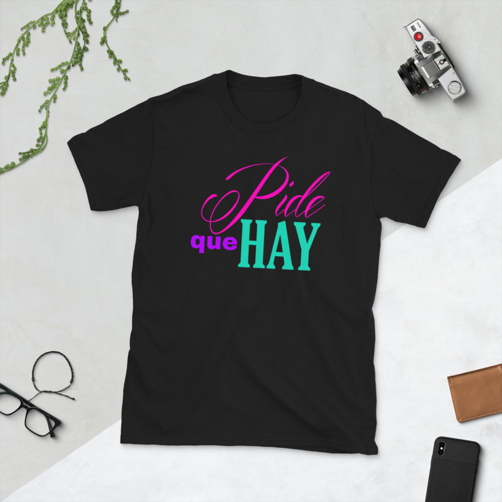 Pide que hay r-shirt