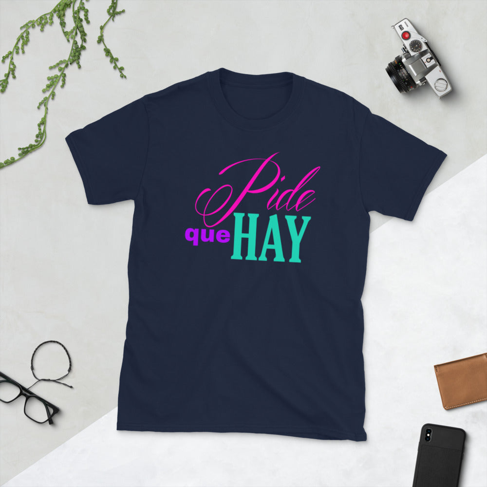 Pide que hay r-shirt