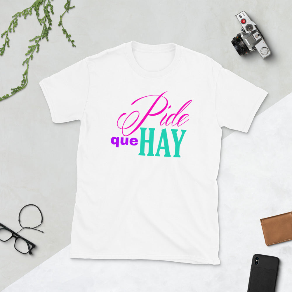 Pide que hay r-shirt