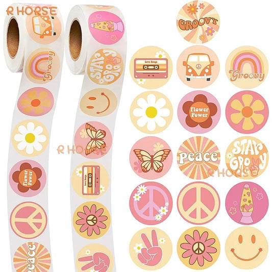 Groovy mix 1.5in sticker