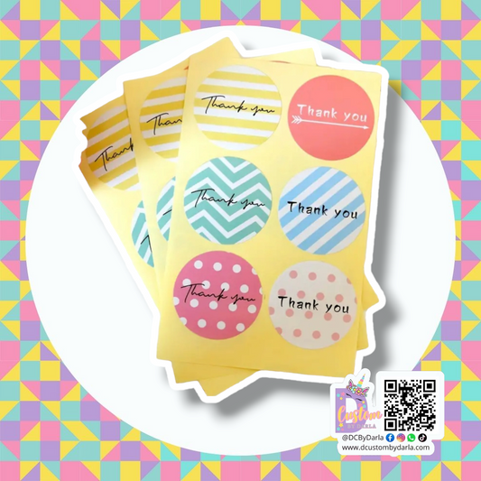 Pretty Shape1.5in sticker (12pcs)