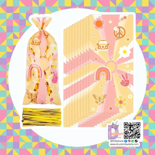 Hippie bag 11x5in con amarre