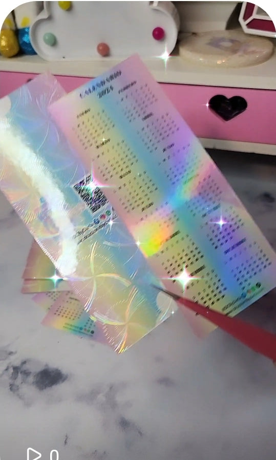 Custom calendarios tipo marcador de libros